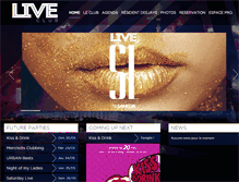 Tablet Screenshot of club-live.fr